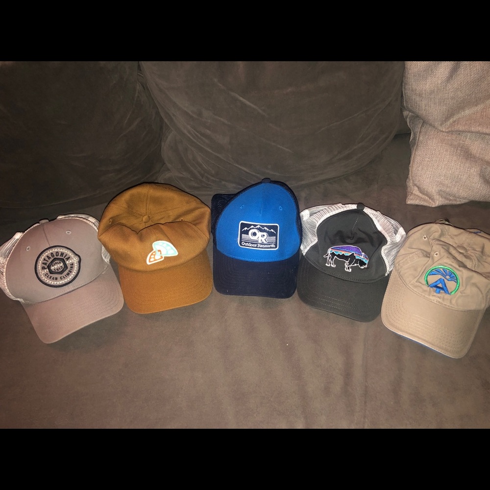 SELECT HATS! BOTH PATAGONIA HATS ARE SOLD.